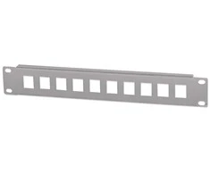Intellinet Network Solutions INTELLINET 10-Port Patchpanel unbestückt 10'' 1 HE grau