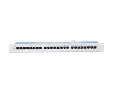 Intellinet 503754 Patch panel 1U, Cat5e STP, 24 porty RJ45, pilka