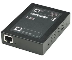 Šakotuvas „Intellinet Power over Ethernet“ (PoE+) skirstytuvas, IEEE802.3at, 5, 7,5, 9 arba 12 V nuolatinės srovės išėjimo įtampa