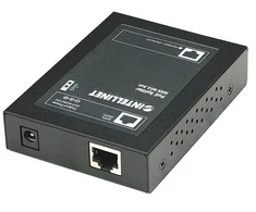 Šakotuvas „Intellinet Power over Ethernet“ (PoE+) skirstytuvas, IEEE802.3at, 5, 7,5, 9 arba 12 V nuolatinės srovės išėjimo įtampa