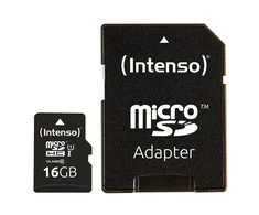 Atminties kortelė Tab Intenso Profesionalus Micro SDHC 16 GB klasė 10 UHL- / U1 (3433470)