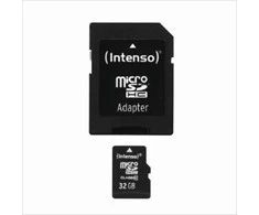 Atminties kortelė INTENSO 3413480 Intenso micro SD 32GB SDHC kortelė, 10 klasė