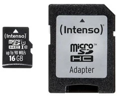 Atminties kortelė Tab Intenso Profesionalus Micro SDHC 16 GB klasė 10 UHL- / U1 (3433470)