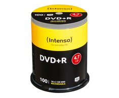 Intenso DVD + R 4.7 GB 16x 100 vienetų (4111156)