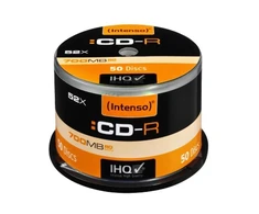 INTENSO 1001125 CD-R Intenso [ torto dėžutė 50 | 700 MB | 52x ]