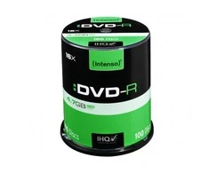 1x100 Intenso DVD-R 4,7GB 16x greitis, "Cakebox"