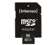Atminties kortelė Intenso MicroSD Card Class 4, 32 GB, su adapteriu