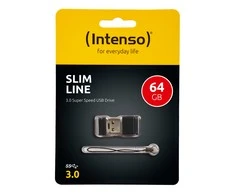 INTENSO 3532490 Intenso USB 3.0 SLIM LINE MICRO 64 GB atmintinė