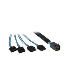Inter-Tech PFP 8643 – SATA x4.5m, mėlyna (88885003)