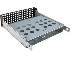 Inter-Tech Case IPC Server 1U-10240 (40cm), be maitinimo šaltinio