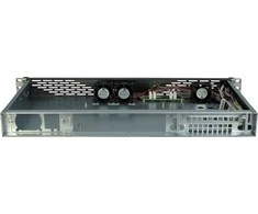 Serveris Inter-Tech 1U K-125L, Server-case - juodas, 1 Hheneinheit