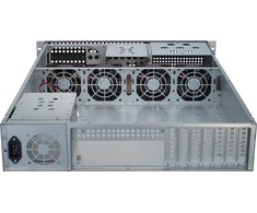 Inter-Tech 2U-2129-N, Server-case - juodas, 2 Hheneinheiten