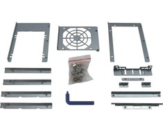Inter-Tech 4U-4424 - Rack - Server - Metall - Juodas - Sidabrinė - ATX,EATX,EEB,Mini-ITX,uATX - 4U