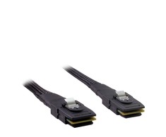 Inter-Tech FSF 8087 - FF 8087, 0,5 m, juoda (88885238)
