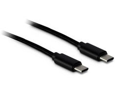 Kabelis USB Inter-Tech USB-C - USB-C 1 m Juodas (88885462)