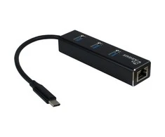 HUB USB Triton Inter-Tech ARGUS IT-410 USB 3.2 Gen 1 (3.1 Gen 1) Type-C Juodas