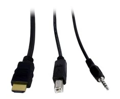 Inter-Tech KVM jungiklis AS-42HA HDMI, 4 prievadas, metalinis