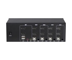 Inter-Tech KVM jungiklis AS-42HA HDMI, 4 prievadas, metalinis