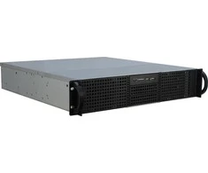 Inter-Tech 2U-20248, Server-case - juodas, 2 Hheneinheiten