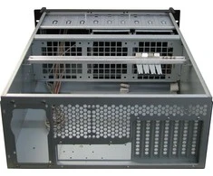 „Inter-Tech IPC 4U-4129-L“, 4U Rack serverio korpusas - juodas