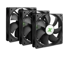 Inter-Tech Lüfter 120*120*25 IPC Fan Set 3xLüfter 120mm schw