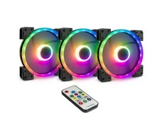 Inter-Tech Argus RS-14 RGB 140mm (3 vnt.)