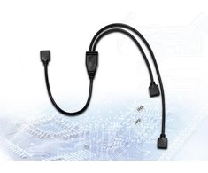 Inter tech InterTech RGB skirstytuvo Y kabelis, 2 krypčių