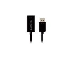 Kabelis IOGear DisplayPort - HDMI 0.15m juoda (GDPHD4KA)