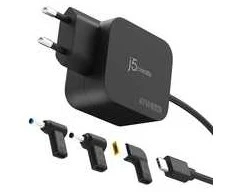 J5 Create J5create - 67 W GaN PD USB-C mini įkroviklis su 3 tipų nuolatinės srovės jungtimi - ES