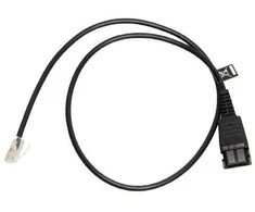 Jabra QD Cord to RJ45 straight 0.5meters skirta Agfeo ST40