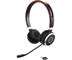 Jabra Evolve 65 UC Stereo - Ausinės - su lankeliu ant galvos - Office/Call center - Juodas - Dvipusės - China