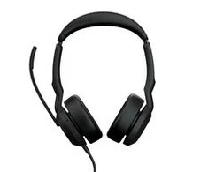 JABRA Evolve2 50 MS Stereo Ausinės on-ear Bluetooth su laidu aktyvus triukšmo slopinimas USB-A juodas Zoom Certified Certified skirta MS Te