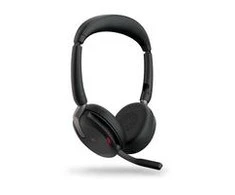 JABRA Evolve2 65 Flex MS Stereo – Ausinės – su belaidžiu įkrovimo kilimėliu – A WLC