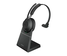 Ausinės Jabra Evolve2 65 USB-A UC Mono su Charging Stovas - Juodas