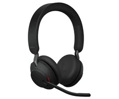 JABRA Evolve2 65 UC Stereo Ausinės on-ear Bluetooth belaidės USB-C noise isolating juodas
