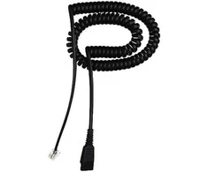 Jabra Kabelunterteil QD auf RJ10 (Regel-Belegung, 2 m, spiral)