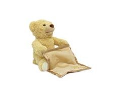 Jamara e.K. Bear - Mr Babble - raises and lowers his arms with blanket, plays hide and seek, speaks and