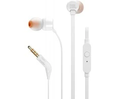 Ausinės JBL TUNE T110 Pure Bass Sound baltos