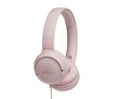 Lengvos ir patogios Ausinės JBL Tune 500 Pure Bass sound su mikrofonu rožinės