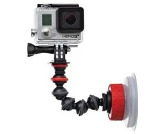 Joby Suction Cup ir GorillaPod Arm Juodas, Raudona