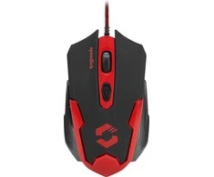 Speedlink pelė Xito Gaming, raudona/juoda (SL-680009-BKRD)