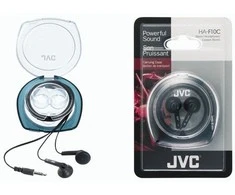 Į ausį įkišamos Ausinės su laidu JVC HA-F10C-EN su dėžute, juodos