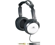 HiFi ir TV ausinės JVC HA-RX500E su Aukštos kokybės garso atkūrimu 3,5m laidas, juodos