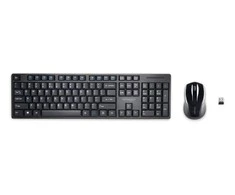 Klaviatūra Kensington Pro Fit flaches cableloses Desktop-Set - juodas
