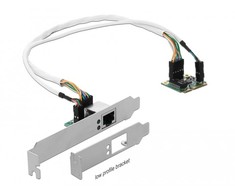 Delock Mini PCIe I/O PCIe half size 1 x RJ45 Gigabit LAN Low Profile