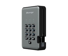 Kietasis diskas Dysk zewnętrzny HDD iStorage iStorage diskAshur PRO2 zewnętrzny dysk twarde 5 TB USB Typu-A 3.2 Gen 1 (3.1 Gen 1) Juodas