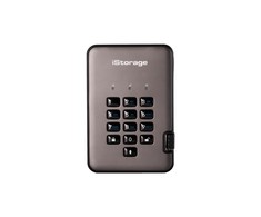 Kietasis diskas Dysk zewnętrzny SSD iStorage diskAshur Pro 2 1TB Pilka (IS-DAP2-256-1000-C-G)