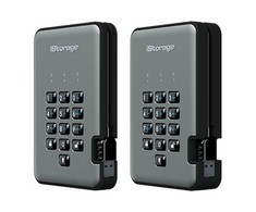 Kietasis diskas Dysk zewnętrzny HDD iStorage iStorage diskAshur PRO2 zewnętrzny dysk twarde 4 TB USB Typu-A 3.2 Gen 1 (3.1 Gen 1) Juodas