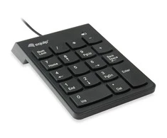 Klaviatūra Equip Kabelgebundene USB Nummernblock juodas