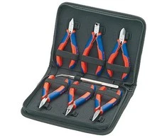 KNIPEX elektronikos replių rinkinys, 7 vnt